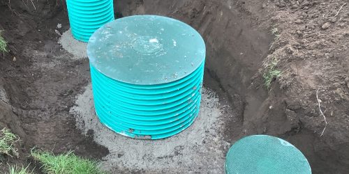 Riser Install Clean Trench